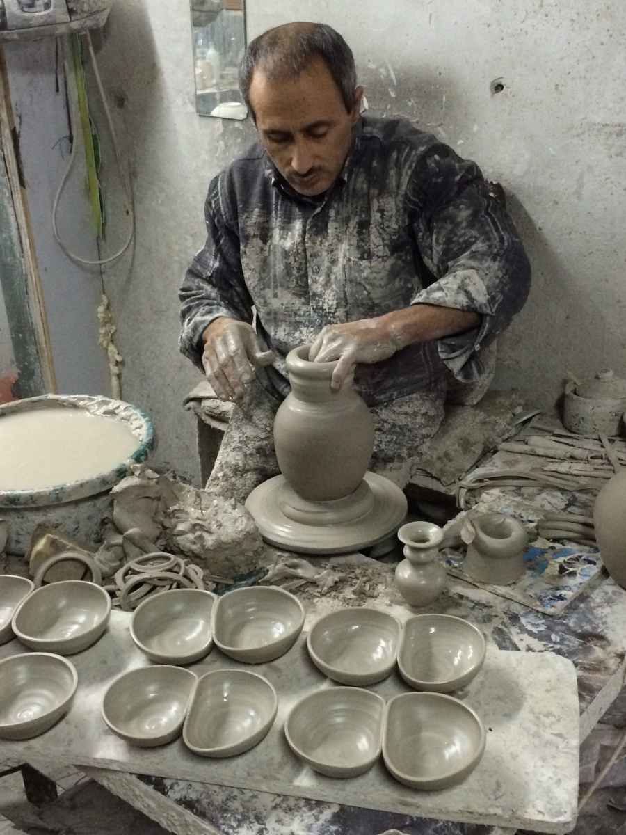 Palestinian potter